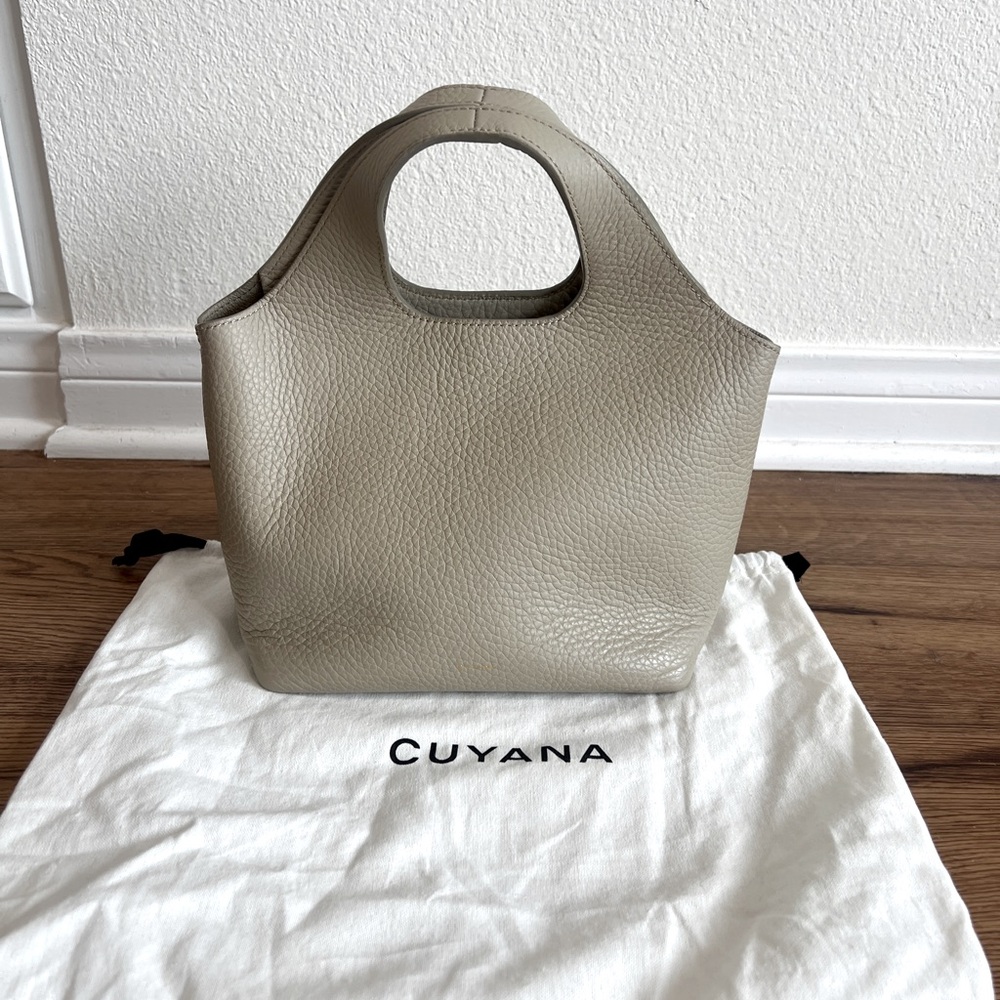CUYANA | Mini System Tote Dark Stone Leather